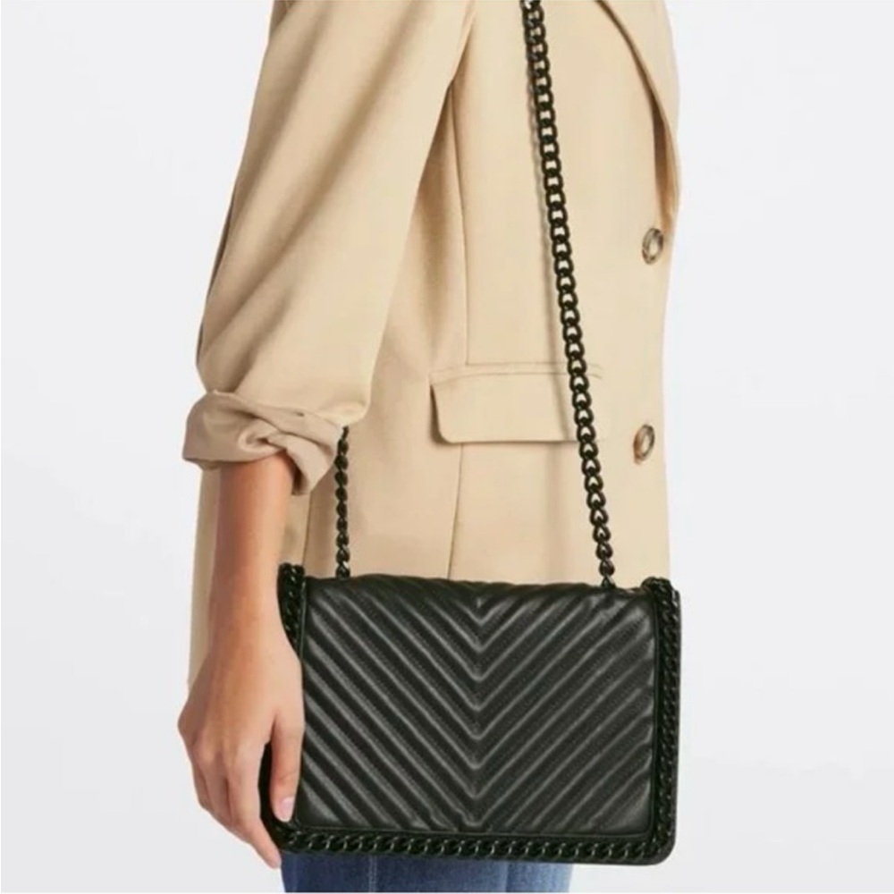 Aldo Black Chain Shoulder Bag